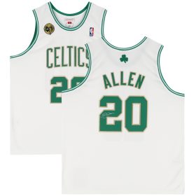 Ray Allen Boston Celtics Autographed White Mitchell & Ness 2008-2009 Authentic Jersey