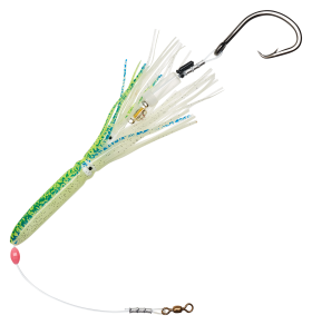 Salty Lures Pro Series Halibut Deep Drop Squid Rig - Green Spot