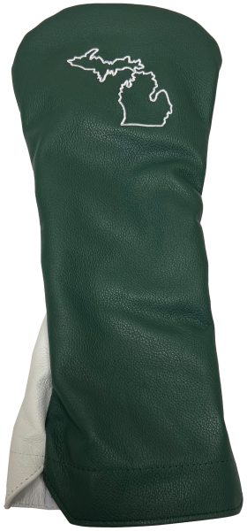 Winston Collection Michigan Outline Driver Headcover in Green/White