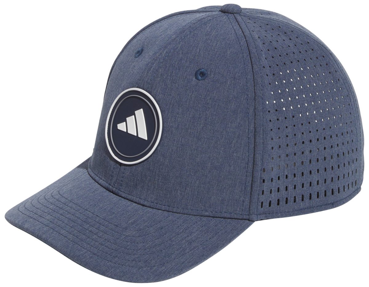 adidas Men's Hydrophobic Tour Golf Hat, Polyester/Elastane in Collegiate Navy