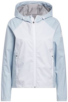 adidas Women's Provisional Golf Jacket, 100% Recycled Polyester in Wonder Blue, Size XS