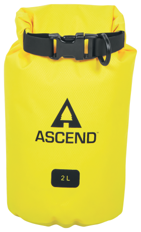 Ascend Lightweight Dry Bag - Yellow - 2 L