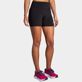 Brooks Spark 5" Short Tight Women's Running Apparel Black