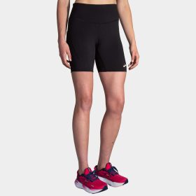 Brooks Spark 8" Short Tight Women's Running Apparel Black