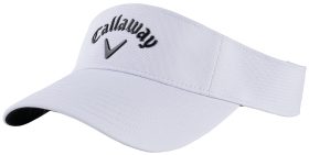 Callaway Men's Liquid Metal Golf Visor 2024 in White/Black