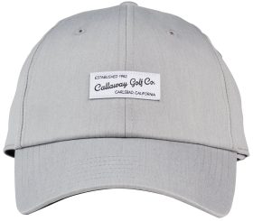 Callaway Men's Relaxed Retro Golf Hat in Heather Grey