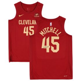 Donovan Mitchell Cleveland Cavaliers Autographed Nike Icon Swingman Jersey