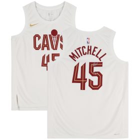 Donovan Mitchell Cleveland Cavaliers Autographed White Nike 2022-23 Association Edition Swingman Jersey with "Spida" Inscription