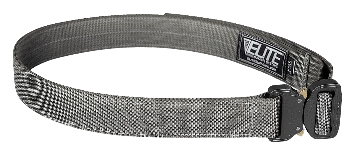 Elite Survival Systems CO Shooter's Belt with Cobra Buckle - Extra Large - Wolf Grey