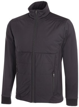 Galvin Green Men's Leonard Golf Jacket, 100% Polyester in Black, Size XL