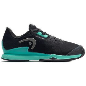 Head Men's Sprint Pro 3.5 Tennis Shoes (Black/Teal)