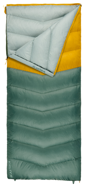 Kelty Galactic 30° Down-Filled Sleeping Bag - Duck Green/Olive Oil