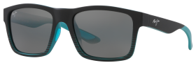 Maui Jim The Flats Glass Polarized Sunglasses - Blue/Green/Gray Gradient
