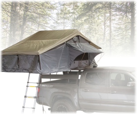 Overland Vehicle Systems Nomadic 3 Extended Roof Top Tent - Gray/Green