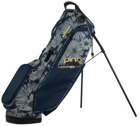 PING Women's Hoofer Lite Stand Bag 2024 in Blue Floral