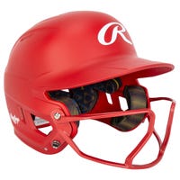 Rawlings Mach High-Viz Youth Fastpitch Softball Batting Helmet - 2024 Model in Red