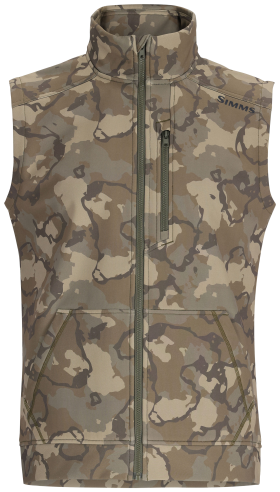Simms Rogue Full-Zip Vest for Men - Regiment Camo Olive Drab - L