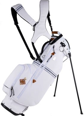 Sun Mountain Men's Mid-Stripe 14-Way Stand Bag 2023 in White
