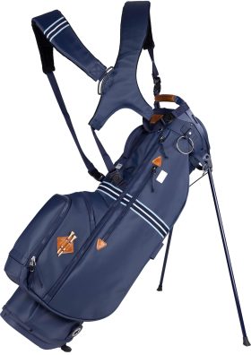 Sun Mountain Men's Mid-Stripe Stand Bag 2023 in Navy/Frost