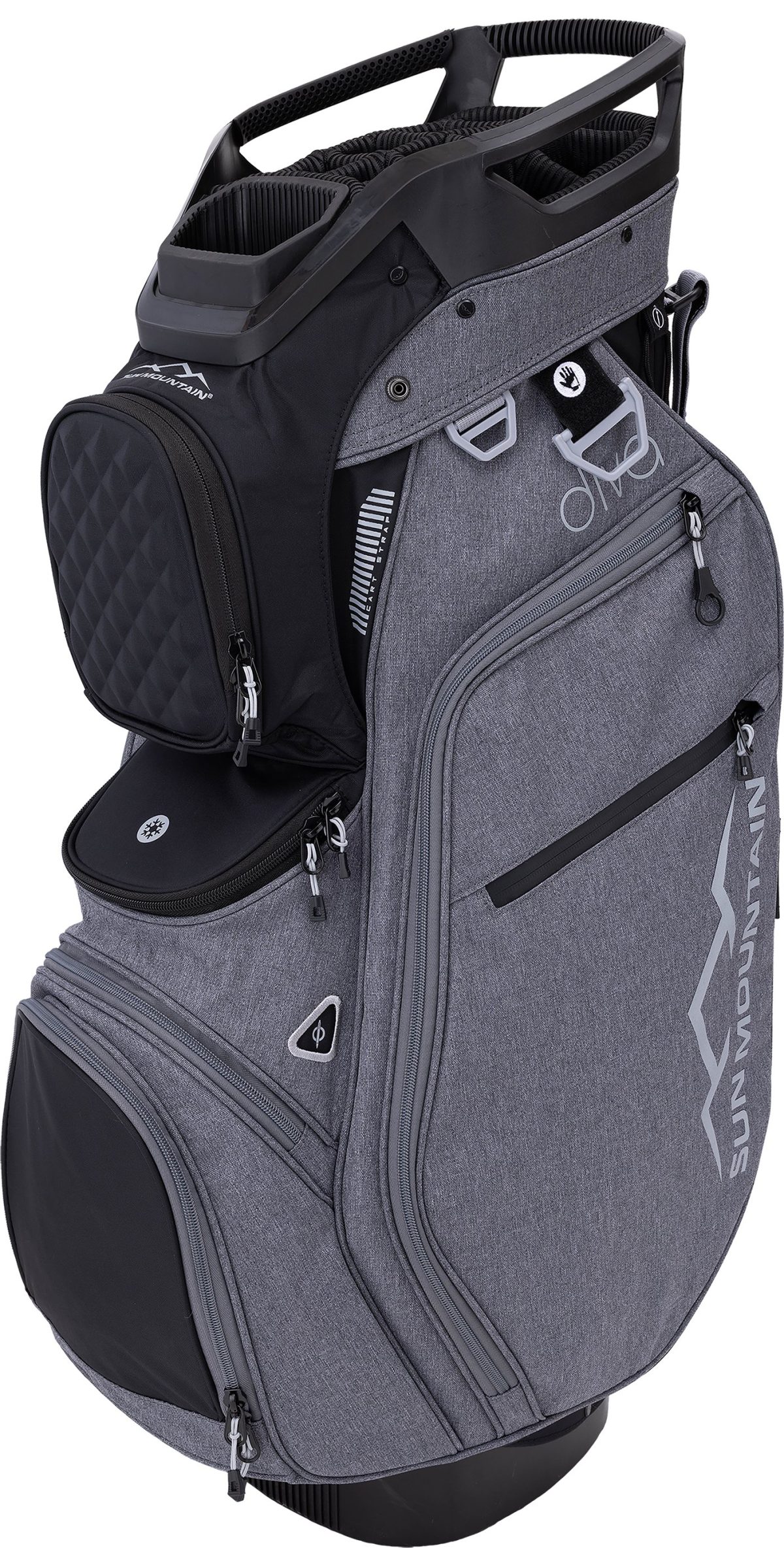 Sun Mountain Women's Diva Cart Bag 2024 in Carbon/Black