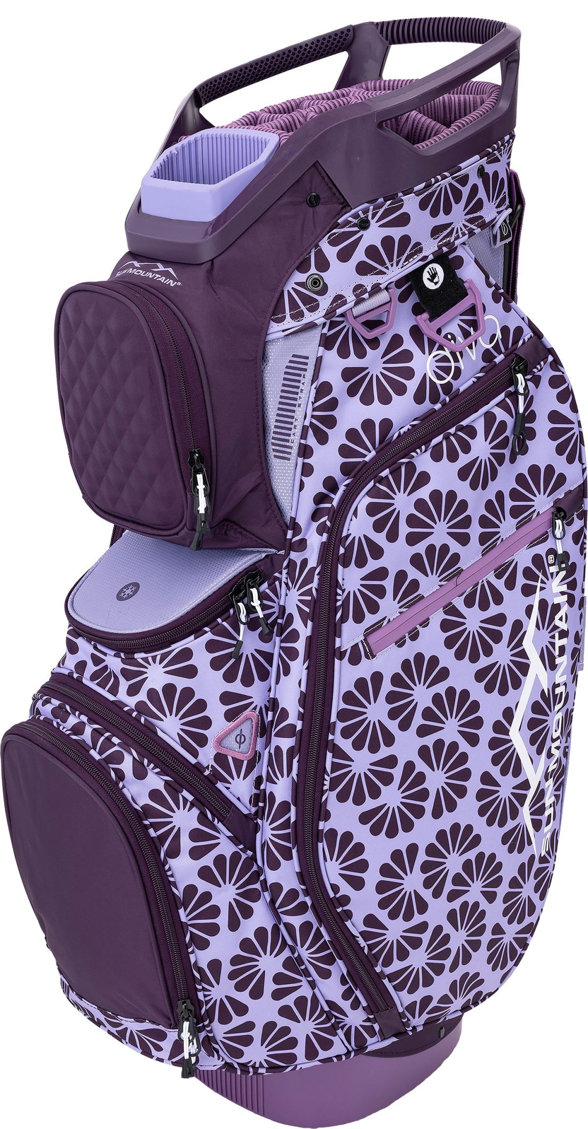 Sun Mountain Women's Diva Cart Bag 2024 in Lilac/Plum/Violet