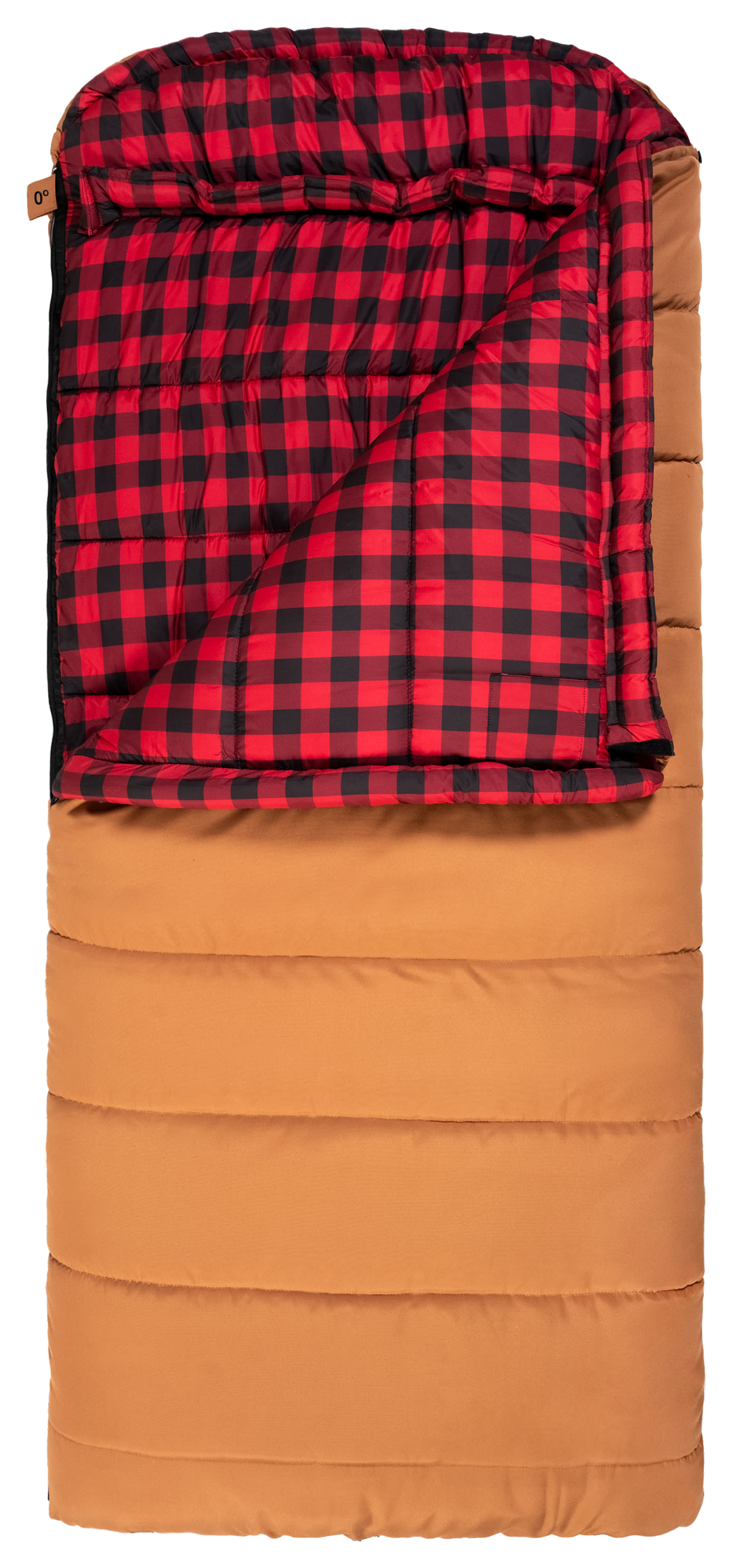 TETON Sports Bridger 0°F Canvas Sleeping Bag - Pecan/Fox