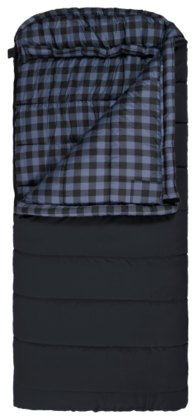 TETON Sports Bridger -35°F Canvas Sleeping Bag - Charcoal/Blue