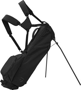 TaylorMade Men's Flextech Carry Stand Bag 2024, Polyester/Rayon in Black