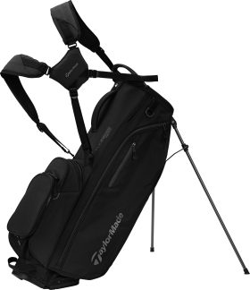 TaylorMade Men's Flextech Crossover Stand Bag 2024 in Black