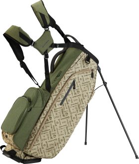 TaylorMade Men's Flextech Crossover Stand Bag 2024 in Sage/Tan