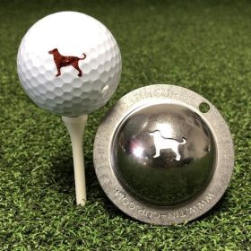 Tin Cup Golf Ball Stencil in Dulin The Dog