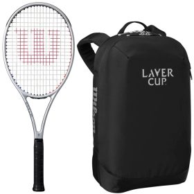 Wilson Pro Staff RF 97 v13 Laver Cup LTD Tennis Racquet Bundled w a Laver Cup Super Tour Backpack