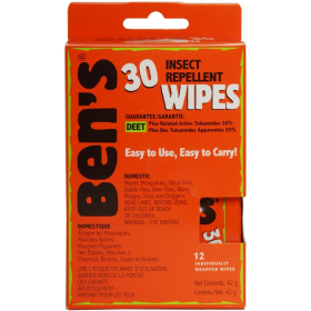 Amk Ben's 30 Insect Repellent Wipes