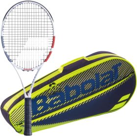 Babolat Evo Strike + Yellow Club Bag Tennis Starter Bundle