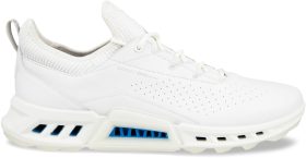 Ecco Men's Biom C4 Golf Shoes 2024 in White, Size 41 (US 7-7.5)