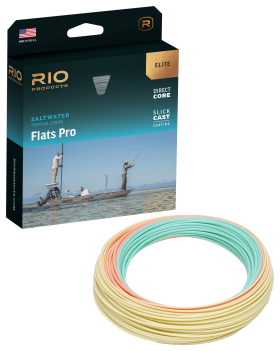 RIO Elite Flats Pro Floating Fly Line - Aqua/Orange/Sand - 10