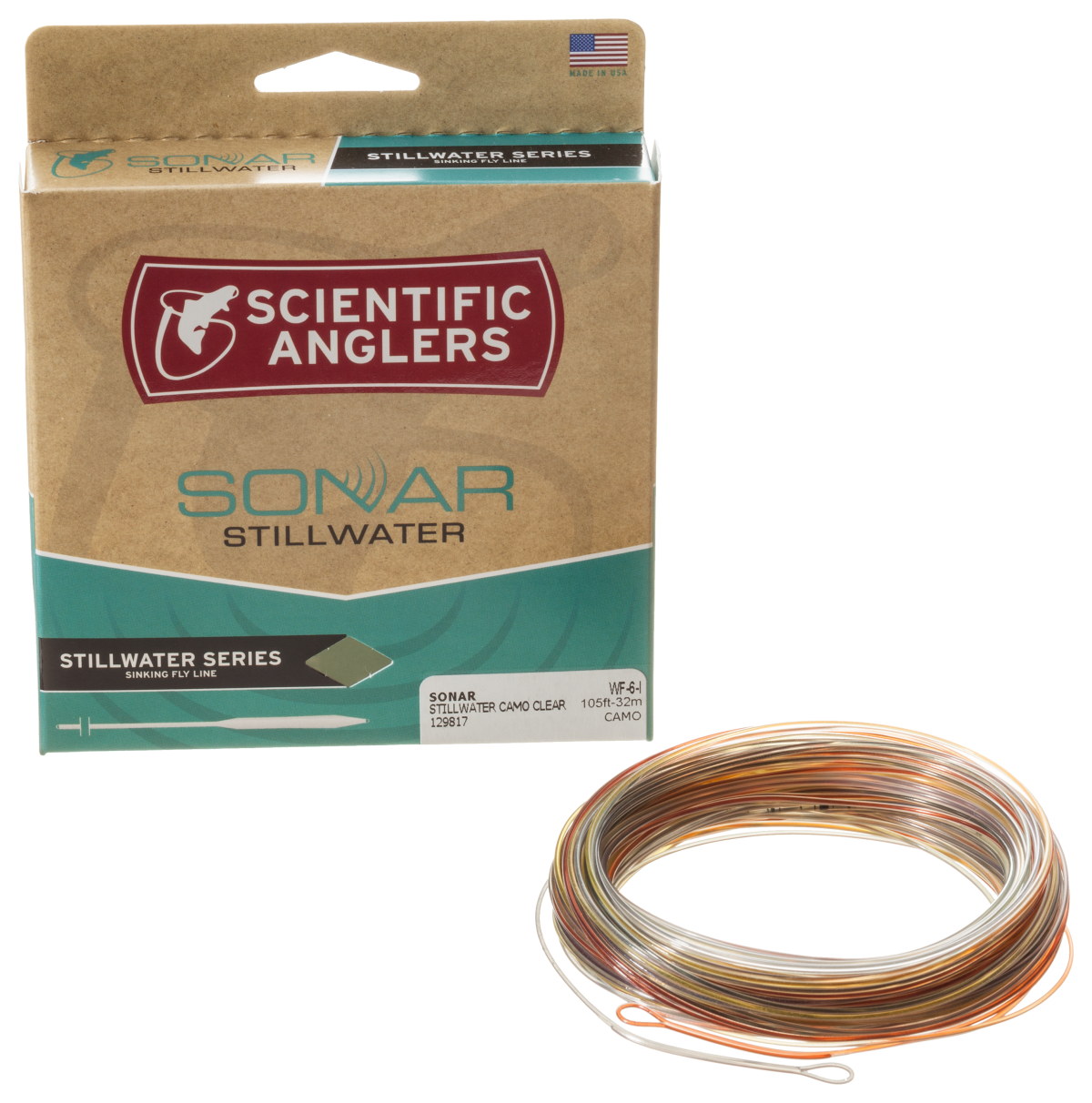 Scientific Anglers Sonar Stillwater Clear Camo Fly Line