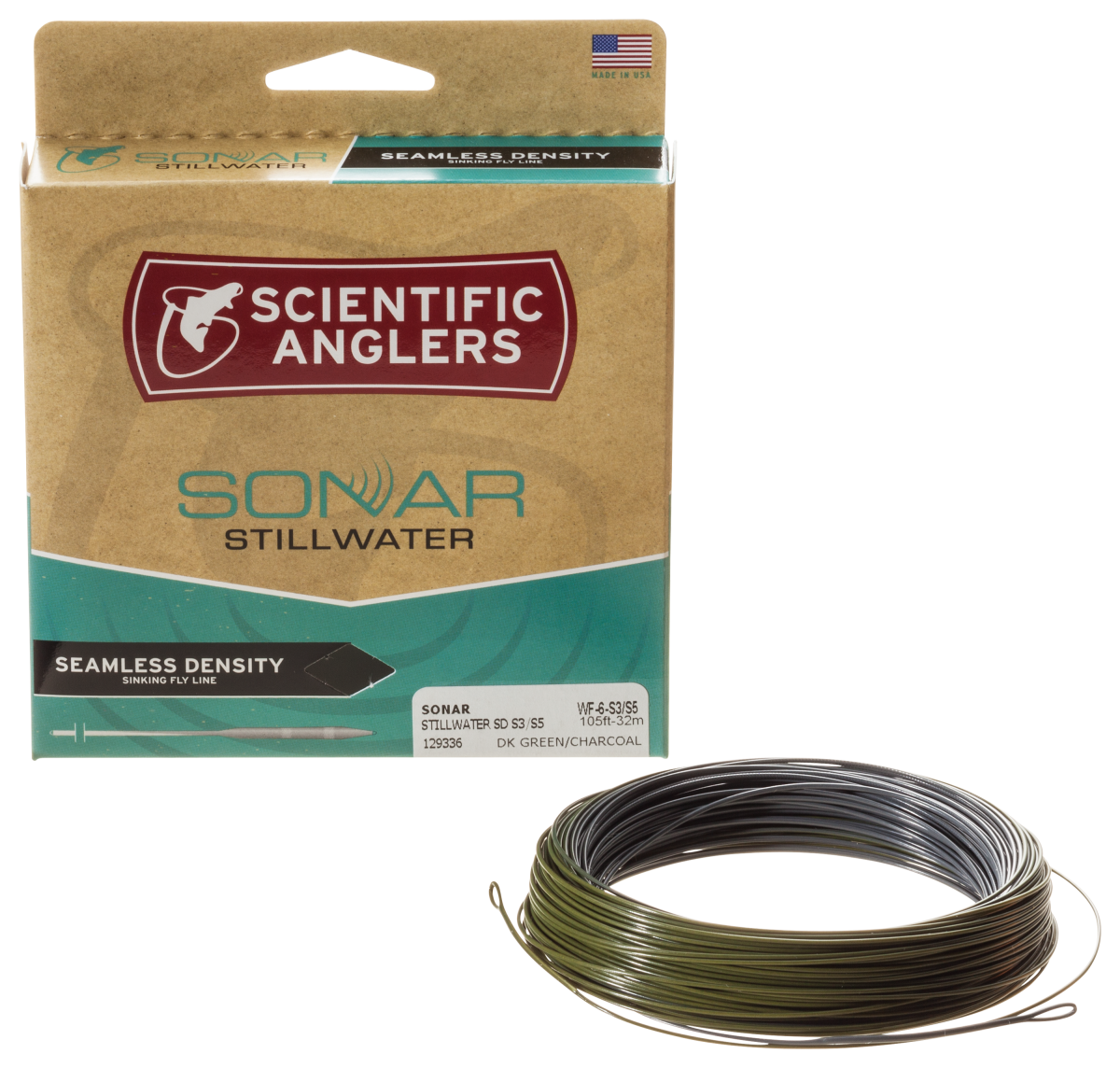 Scientific Anglers Sonar Stillwater Seamless Density S3/S5 Sinking Fly Line