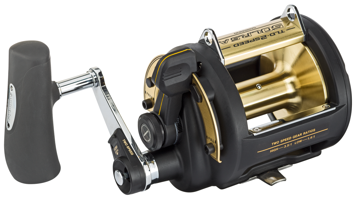 Shimano TLD Two-Speed A Model Conventional Reel - 3.5:1/1.4:1