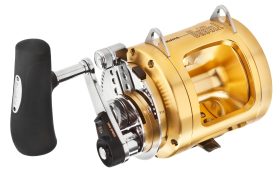 Shimano Tiagra Conventional Two-Speed Saltwater Reel - Right - 30 Size - Wide Spool