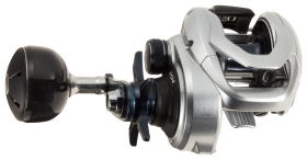 Shimano TranX 300/400 Baitcast Reel - Left - 7.6:1 - Power Handle - 14/260