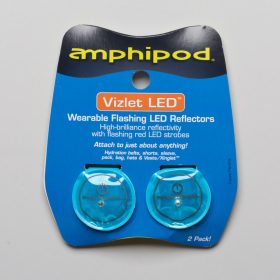 Amphipod Vizlet Flash Dot LED Reflectors 2 Pack Reflective, Night Safety Blue