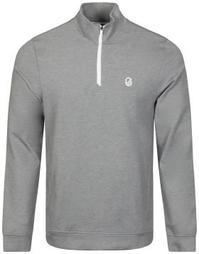 Extracurricular Avery Mock Neck Quarter Zip Men's Golf Pullover - Grey, Size: Small