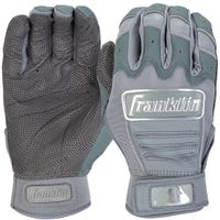 Franklin CFX Chrome Adult Batting Gloves in Gray Size Large