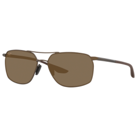Maui Jim Puu Kukui Glass Polarized Sunglasses - Brown/HCL Bronze - X-Large