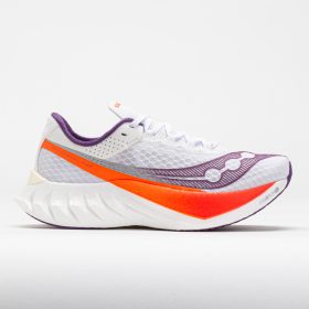 Saucony Endorphin Pro 4 Women's Running Shoes White/Violet