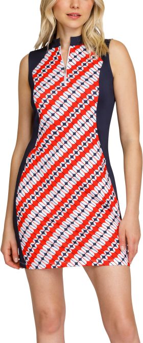 Tail Activewear Womens Cove 36.5 Inch Sleeveless Golf Dress - Red, Size: X-Small