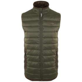 Drake Waterfowl Double Down Vest for Men - Greenhead Green - S