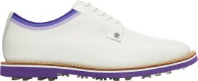 G/FORE Gallivanter Pebble Leather Welt Grosgrain Golf Shoes 2024 - Snow - 8 - MEDIUM