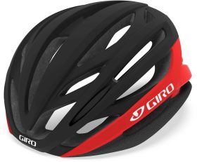 Giro Adult Syntax MIPS Bike Helmet, Small, Matte Black/Bright Red
